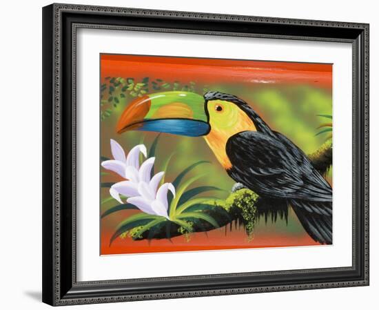 The Crafts Town of Sarchi Famous for Its Decorative Painting and Ox Carts, Costa Rica-R H Productions-Framed Photographic Print