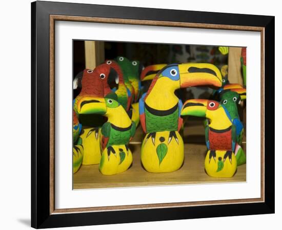 The Crafts Town of Sarchi Famous for Its Decorative Painting and Ox Carts, Costa Rica-R H Productions-Framed Photographic Print