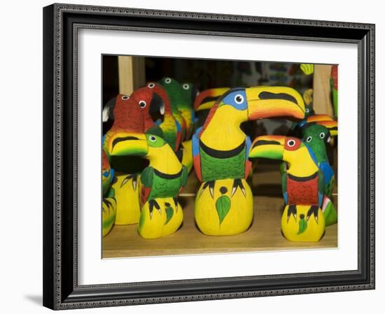 The Crafts Town of Sarchi Famous for Its Decorative Painting and Ox Carts, Costa Rica-R H Productions-Framed Photographic Print