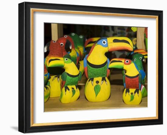 The Crafts Town of Sarchi Famous for Its Decorative Painting and Ox Carts, Costa Rica-R H Productions-Framed Photographic Print