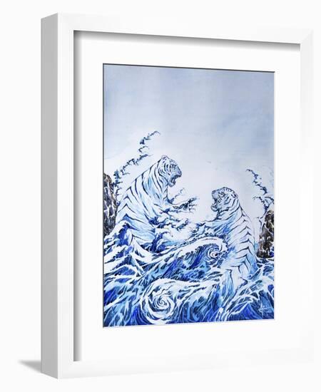 The Crashing Waves-Marc Allante-Framed Giclee Print