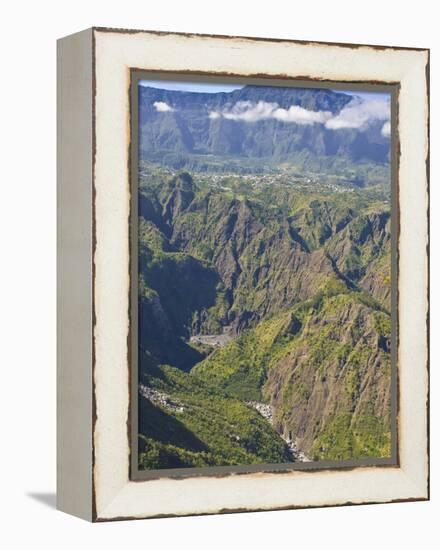 The Crater of Cilaos, La Reunion, Indian Ocean, Africa-null-Framed Premier Image Canvas