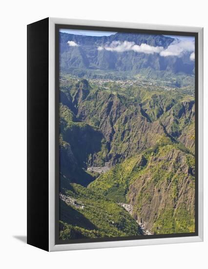 The Crater of Cilaos, La Reunion, Indian Ocean, Africa-null-Framed Premier Image Canvas