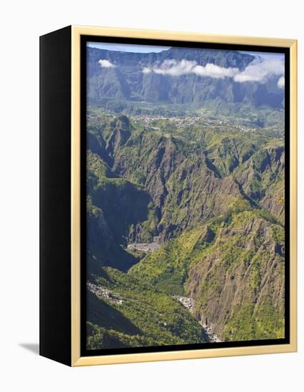 The Crater of Cilaos, La Reunion, Indian Ocean, Africa-null-Framed Premier Image Canvas