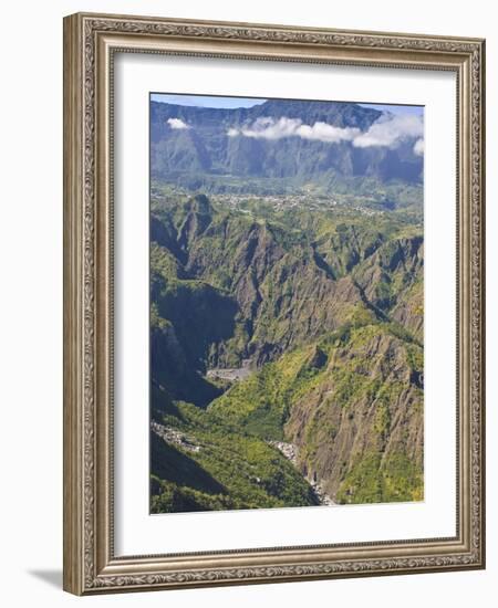 The Crater of Cilaos, La Reunion, Indian Ocean, Africa-null-Framed Photographic Print