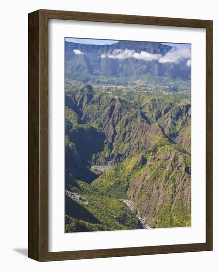 The Crater of Cilaos, La Reunion, Indian Ocean, Africa-null-Framed Photographic Print