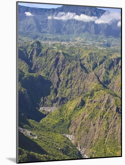 The Crater of Cilaos, La Reunion, Indian Ocean, Africa-null-Mounted Photographic Print