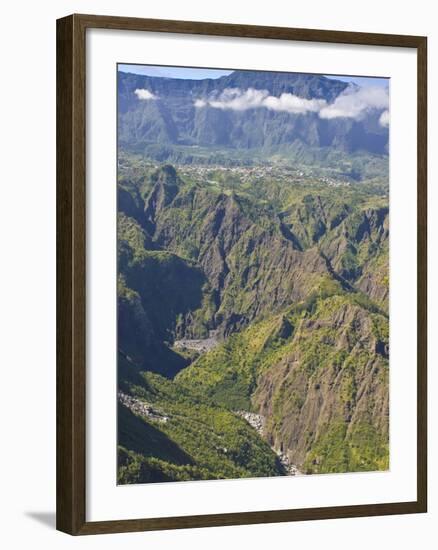 The Crater of Cilaos, La Reunion, Indian Ocean, Africa-null-Framed Photographic Print