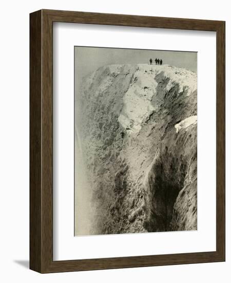 'The Crater of Erebus, 900 Feet Deep and Half A Mile Wide', 1908, (1909)-Unknown-Framed Photographic Print