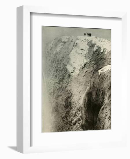 'The Crater of Erebus, 900 Feet Deep and Half A Mile Wide', 1908, (1909)-Unknown-Framed Photographic Print