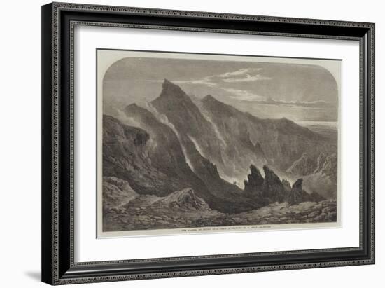 The Crater of Mount Etna-Samuel Read-Framed Giclee Print