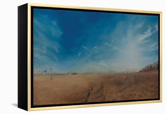 The Crator, Portugal, 2014 (Oil on Canvas)-Antonia Myatt-Framed Premier Image Canvas