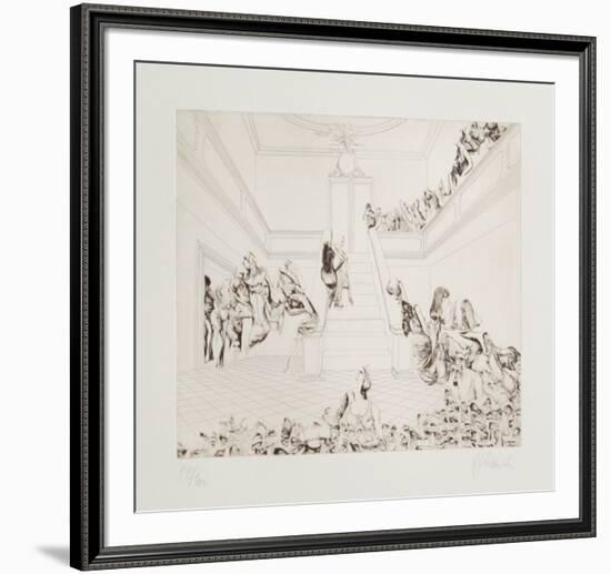 The Crazy Party Suite: "The Crazy Party"-Rauch Hans Georg-Framed Limited Edition