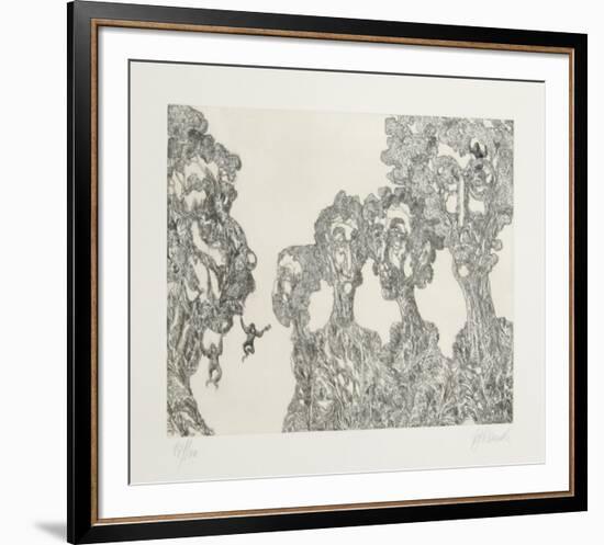 The Crazy Party Suite: The Human Jungle-Rauch Hans Georg-Framed Limited Edition