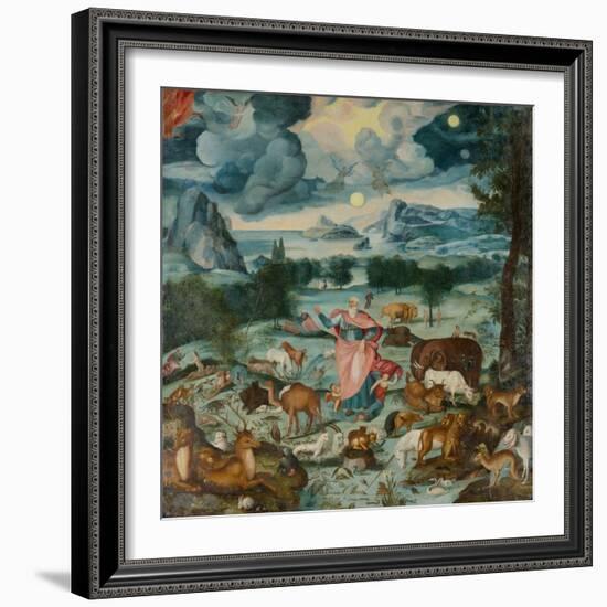 The Creation, circa 1600 (Oil on Panel)-Unknown Artist-Framed Giclee Print