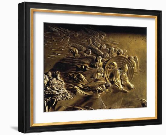 The Creation, Detail from the Stories of the Old Testament-Lorenzo Ghiberti-Framed Giclee Print