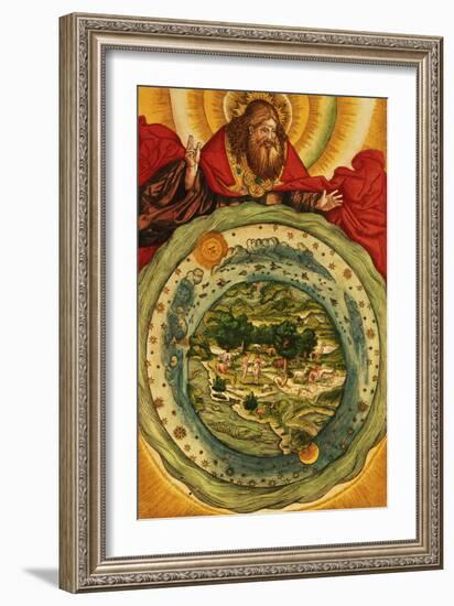 The Creation, from the Luther Bible, circa 1530-null-Framed Giclee Print