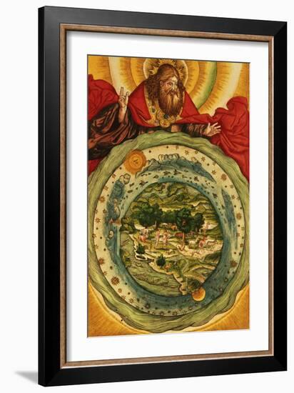 The Creation, from the Luther Bible, circa 1530-null-Framed Giclee Print