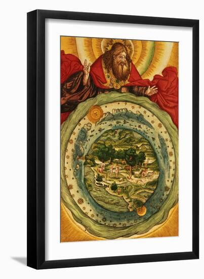 The Creation, from the Luther Bible, circa 1530-null-Framed Giclee Print