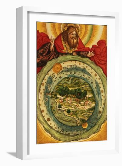 The Creation, from the Luther Bible, circa 1530-null-Framed Giclee Print