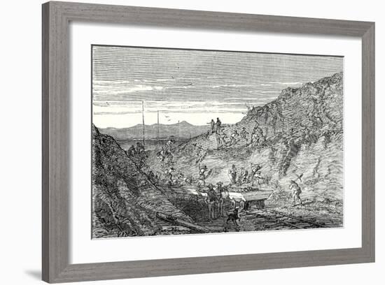 The Creation of a Deep Trench-null-Framed Giclee Print