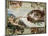 The Creation of Adam, 1508-12 (Fresco)-Michelangelo Buonarroti-Mounted Giclee Print