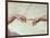 The Creation of Adam, c.1510 (detail)-Michelangelo Buonarroti-Framed Premium Giclee Print