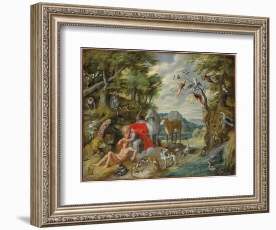 The Creation of Adam, from the Story of Adam and Eve-Jan Brueghel the Younger-Framed Giclee Print