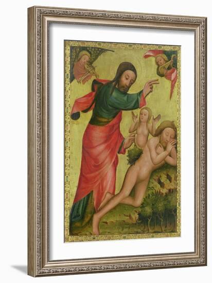 The Creation of Eve, a Panel from the Grabower Altar, the High Altar of St. Petri in Hamburg-Master Bertram of Minden-Framed Giclee Print