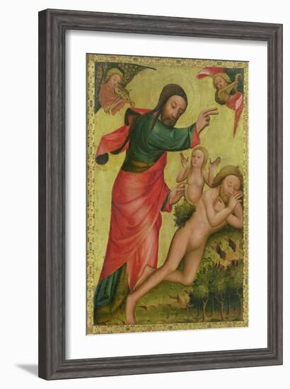 The Creation of Eve, a Panel from the Grabower Altar, the High Altar of St. Petri in Hamburg-Master Bertram of Minden-Framed Giclee Print