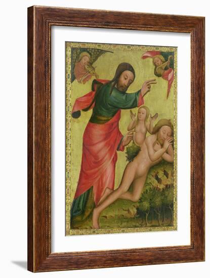 The Creation of Eve, a Panel from the Grabower Altar, the High Altar of St. Petri in Hamburg-Master Bertram of Minden-Framed Giclee Print