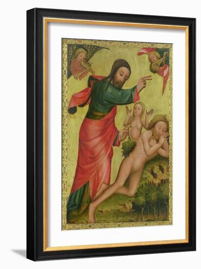 The Creation of Eve, a Panel from the Grabower Altar, the High Altar of St. Petri in Hamburg-Master Bertram of Minden-Framed Giclee Print