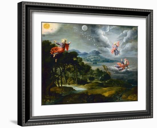 The Creation of Heaven, Earth and Water-Willem Van The Elder Herp-Framed Giclee Print