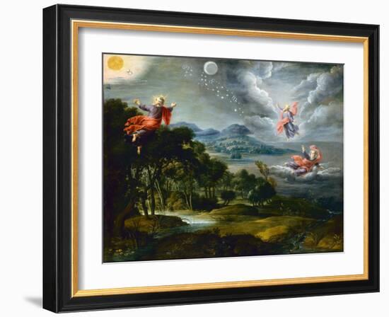 The Creation of Heaven, Earth and Water-Willem Van The Elder Herp-Framed Giclee Print