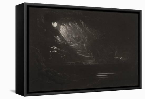 The Creation of Light, C.1827 (Mezzotint)-John Martin-Framed Premier Image Canvas