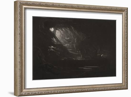 The Creation of Light, C.1827 (Mezzotint)-John Martin-Framed Giclee Print