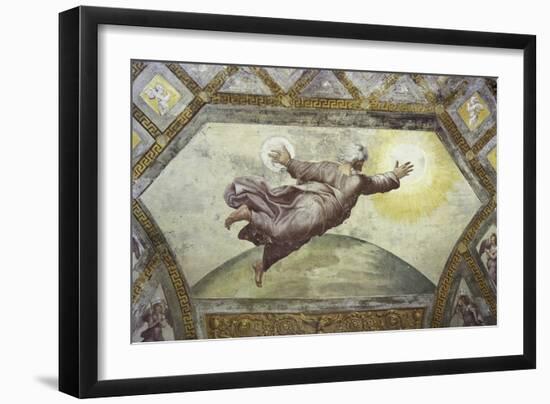 The Creation of the Sun and Moon-Raphael-Framed Giclee Print