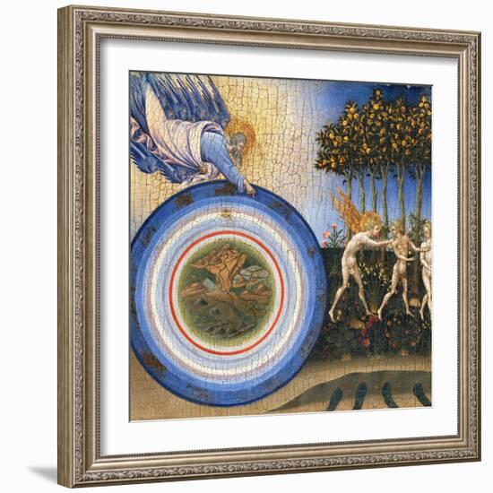 The Creation of the World and the Expulsion from Paradise-Giovanni di Paolo-Framed Giclee Print