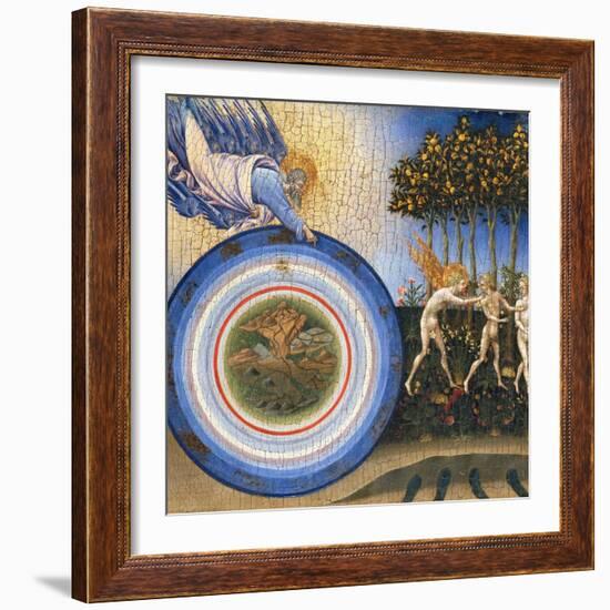 The Creation of the World and the Expulsion from Paradise-Giovanni di Paolo-Framed Giclee Print