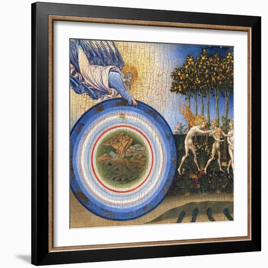 The Creation of the World and the Expulsion from Paradise-Giovanni di Paolo-Framed Giclee Print