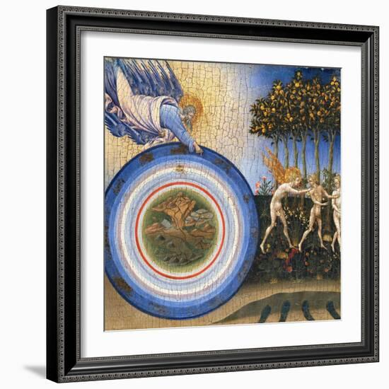 The Creation of the World and the Expulsion from Paradise-Giovanni di Paolo-Framed Giclee Print