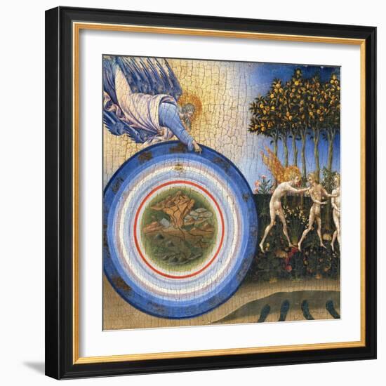 The Creation of the World and the Expulsion from Paradise-Giovanni di Paolo-Framed Giclee Print