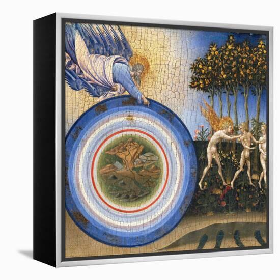 The Creation of the World and the Expulsion from Paradise-Giovanni di Paolo-Framed Premier Image Canvas