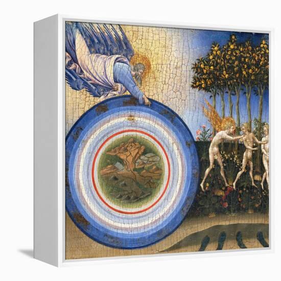 The Creation of the World and the Expulsion from Paradise-Giovanni di Paolo-Framed Premier Image Canvas