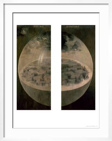 The Creation of the World, Closed Doors of the Triptych "The Garden of Earthly  Delights," c. 1500' Giclee Print - Hieronymus Bosch | Art.com