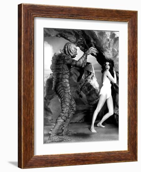 The Creature From The Black Lagoon, Ben Chapman, Julie Adams, 1954-null-Framed Photo