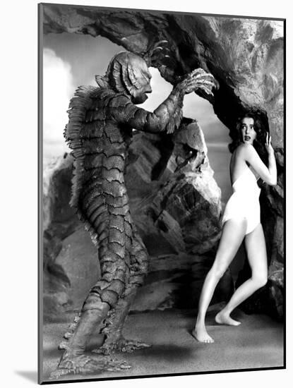 The Creature From The Black Lagoon, Ben Chapman, Julie Adams, 1954-null-Mounted Photo