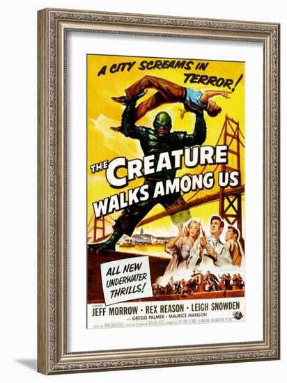 The Creature Walks Among Us, 1956-null-Framed Art Print