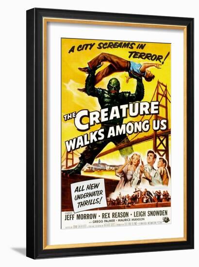 The Creature Walks Among Us, 1956-null-Framed Art Print