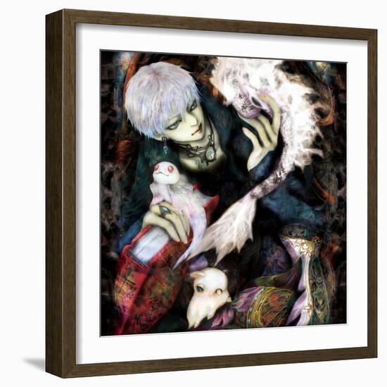 The Creature-Meiya Y-Framed Giclee Print